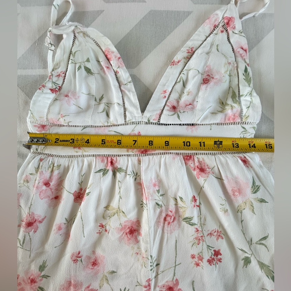 Lulu's Pink Floral White Jumpsuit with Wide-Leg Design - Picture 7 of 13